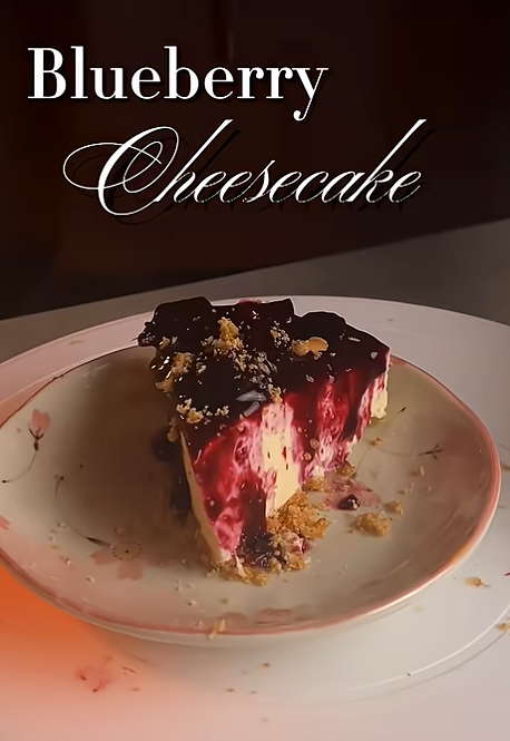 No-Bake Blueberry Cheesecake
