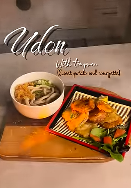 Udon with Tempura